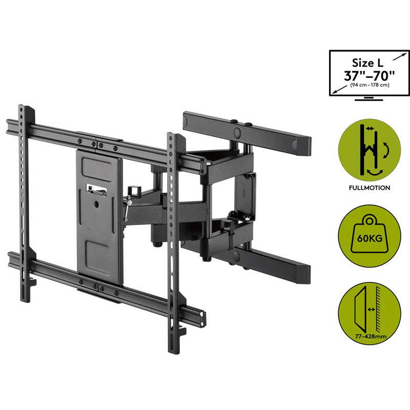GOOBAY Pro FULLMOTION (L) 37-70" do 60kg stenski nosilec za TV