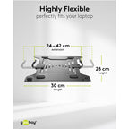 GOOBAY Basic Arm Flex 13-32" 8kg univerzalni namizni nosilec za prenosnik in monitor