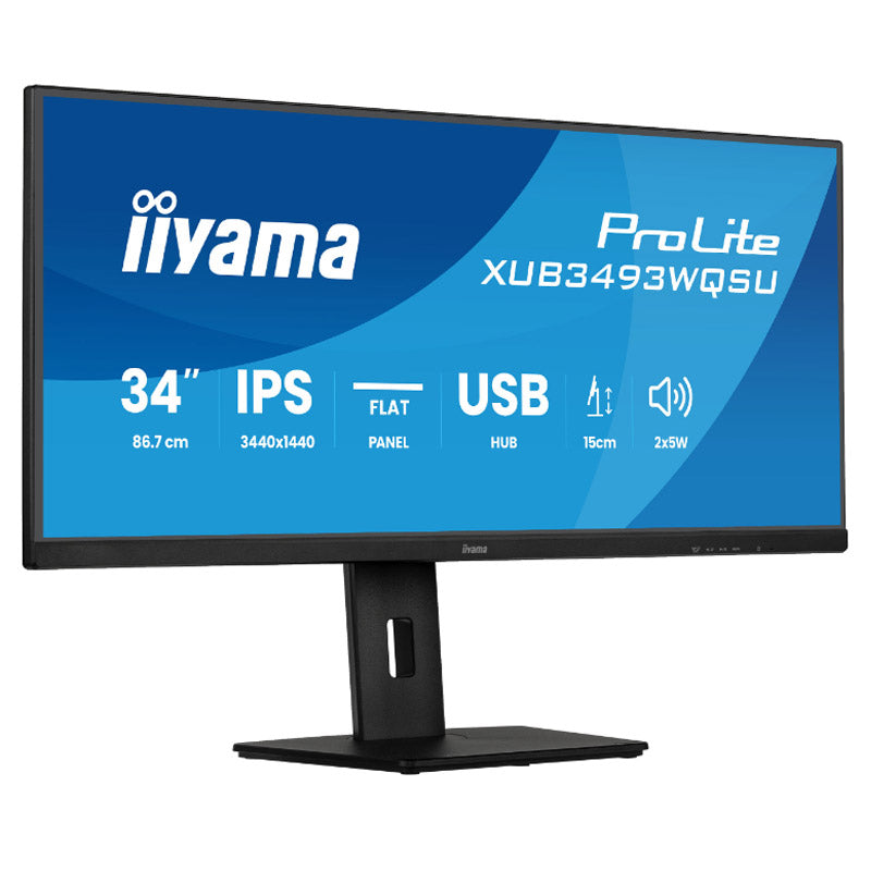 IIYAMA ProLite XUB3493WQSU-B6 86,7cm (34") IPS 120Hz HDMI/DP zvočniki monitor