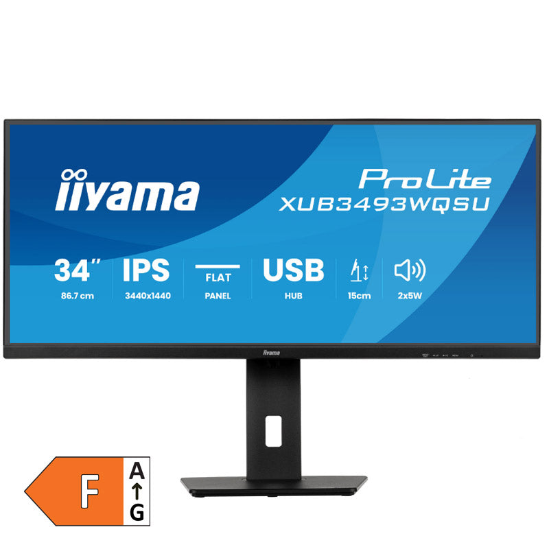 IIYAMA ProLite XUB3493WQSU-B6 86,7cm (34") IPS 120Hz HDMI/DP zvočniki monitor
