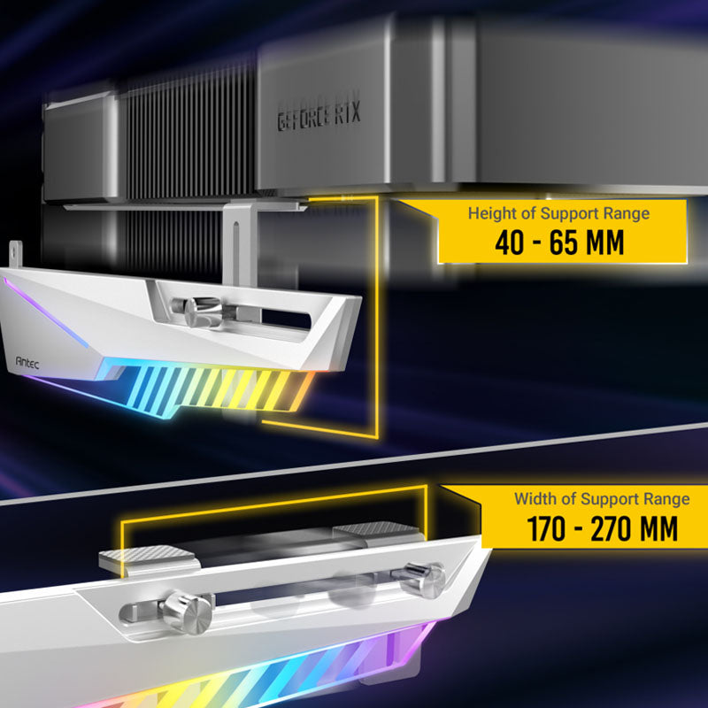 ANTEC DAGGER ARGB bel nosilec grafične kartice
