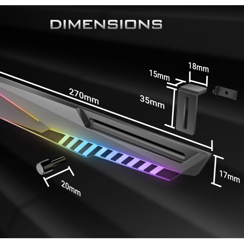 ANTEC DAGGER ARGB bel nosilec grafične kartice