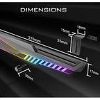 ANTEC DAGGER ARGB bel nosilec grafične kartice