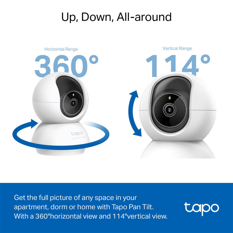 TP-LINK Tapo C230 5MP 3K nagib/vrtenje Wi-Fi notranja nadzorna kamera
