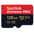 SANDISK Extreme PRO microSDXC 128GB UHS-I 4K UHD SDSQXCD-128G-GN6MA spominska kartica