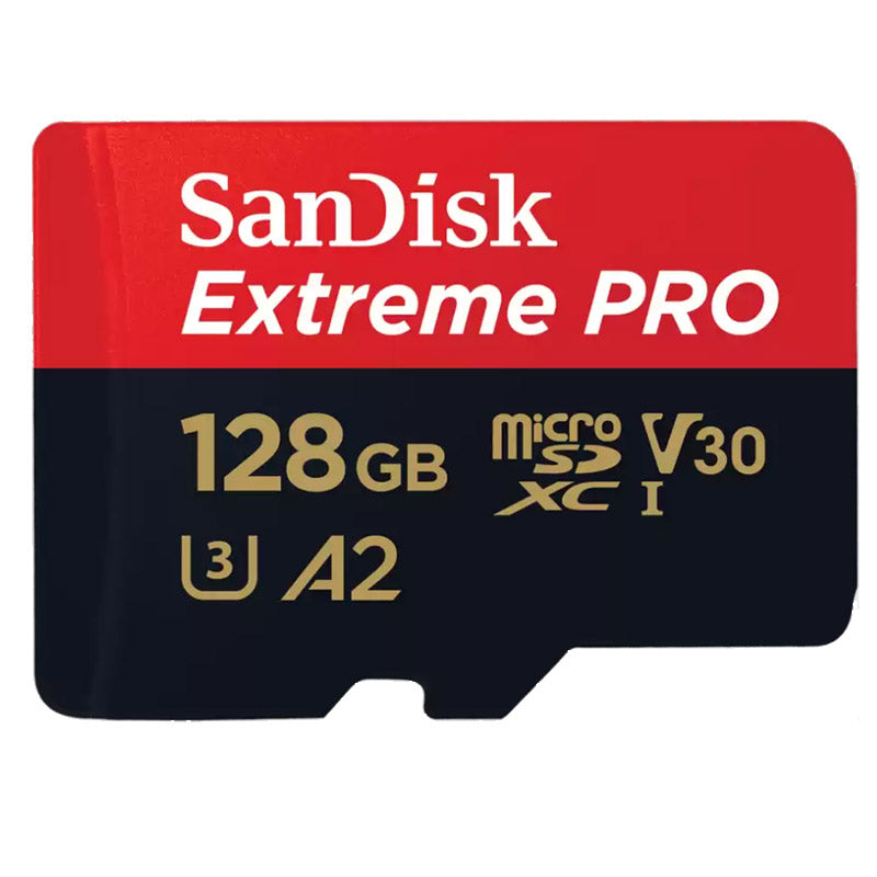 SANDISK Extreme PRO microSDXC 128GB UHS-I 4K UHD SDSQXCD-128G-GN6MA spominska kartica