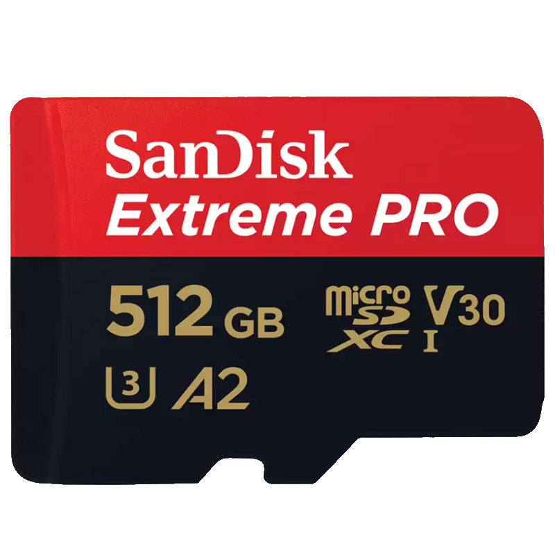 SANDISK Extreme PRO microSDXC 512GB UHS-I 4K UHD SDSQXCD-512G-GN6MA spominska kartica