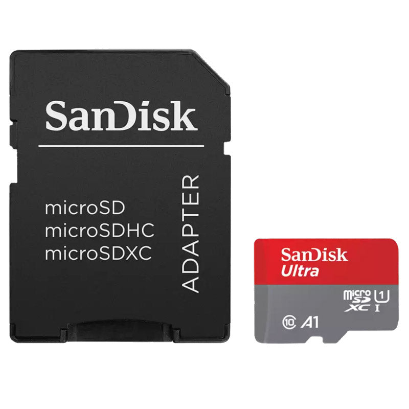 SANDISK Ultra microSDXC 64GB UHS-I FHD SD adapter SDSQUAB-064G-GN6MA spominska kartica