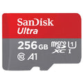 SANDISK Ultra microSDXC 256GB UHS-I FHD SD adapter SDSQUAC-256G-GN6MA spominska kartica