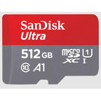 SANDISK Ultra microSDXC 512 GB UHS-I FHD SD adapter SDSQUAC-512G-GN6MA pomnilniška kartica