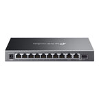 TP-LINK Omada ES210GMP 10-vratno 8x gigabit PoE+ RJ45 1x Gigabit RJ45 1x Gigabit SFP/RJ45 kombinirano upravljivo mrežno stikalo