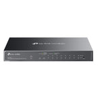 TP-LINK Omada ES210GMP 10-vratno 8x gigabit PoE+ RJ45 1x Gigabit RJ45 1x Gigabit SFP/RJ45 kombinirano upravljivo mrežno stikalo