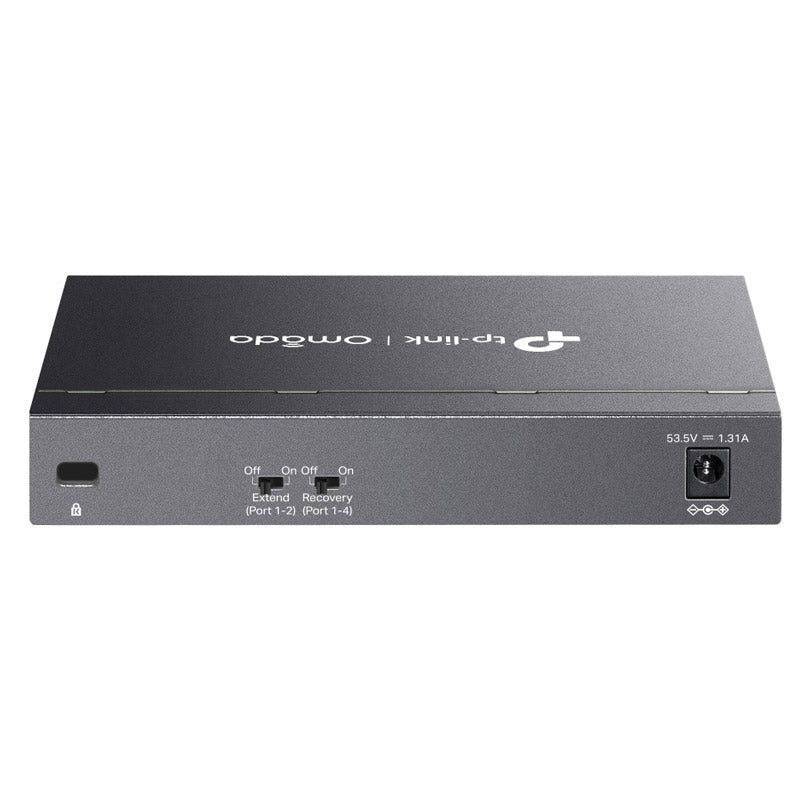 TP-LINK Omada DS106GPP 6-portno 6x gigabitno (3x PoE+ 1x PoE++) nestično mrežno stikalo RJ45