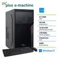 PCPLUS e-pisarna i5 12400 16GB 1TB SSD Windows 11 Home tipkovnica miška namizni računalnik