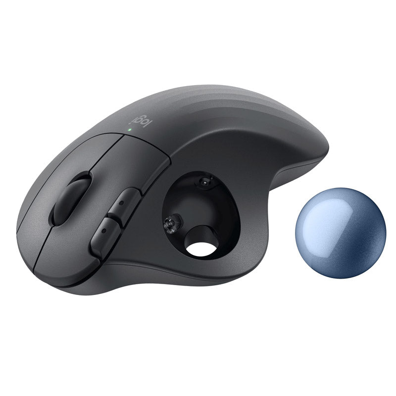 LOGITECH ERGO M575S brezžična Bluetooth optična grafitna miška