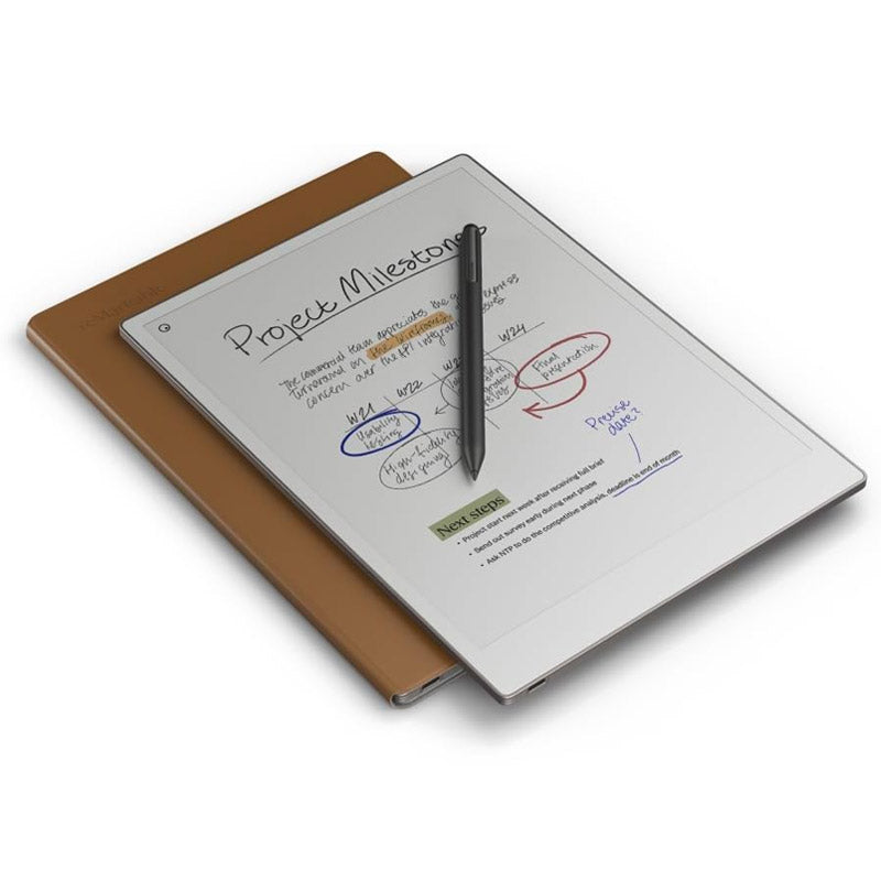 reMarkable Paper Pro 11,8" 64GB + Marker PLUS pisalo + Book Folio Premium leather rjav