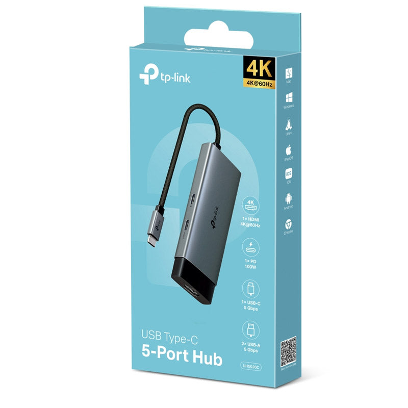 TP-LINK UH5020C USB-C 5v1 USB zvezdišče