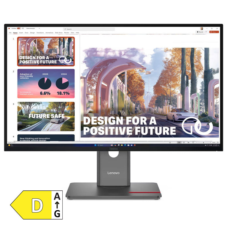LENOVO ThinkVision P27QD-40 27" (68,58cm) QHD IPS DP/HDMI/USBC/RJ45 monitor 64B3GAT2EU