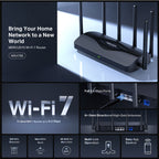 MERCUSYS MR47BE BE9300 Triple-Band WiFi7 brezžični usmerjevalnik-router