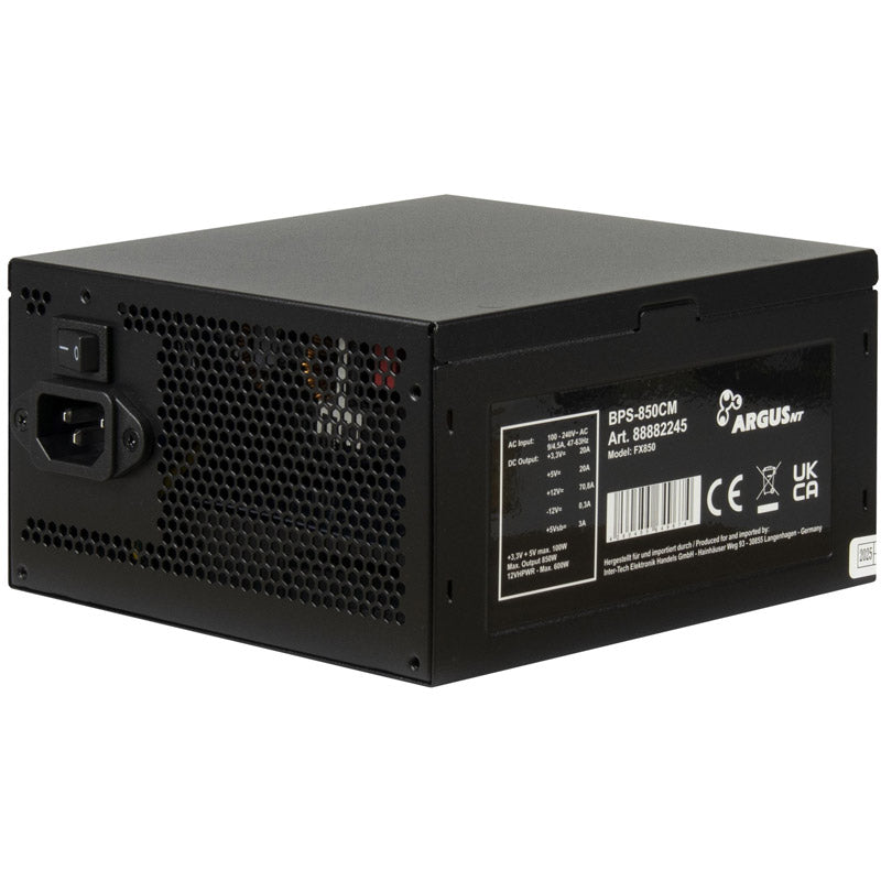 INTER-TECH Argus BPS-850CM 80Plus Bronze ATX napajalnik