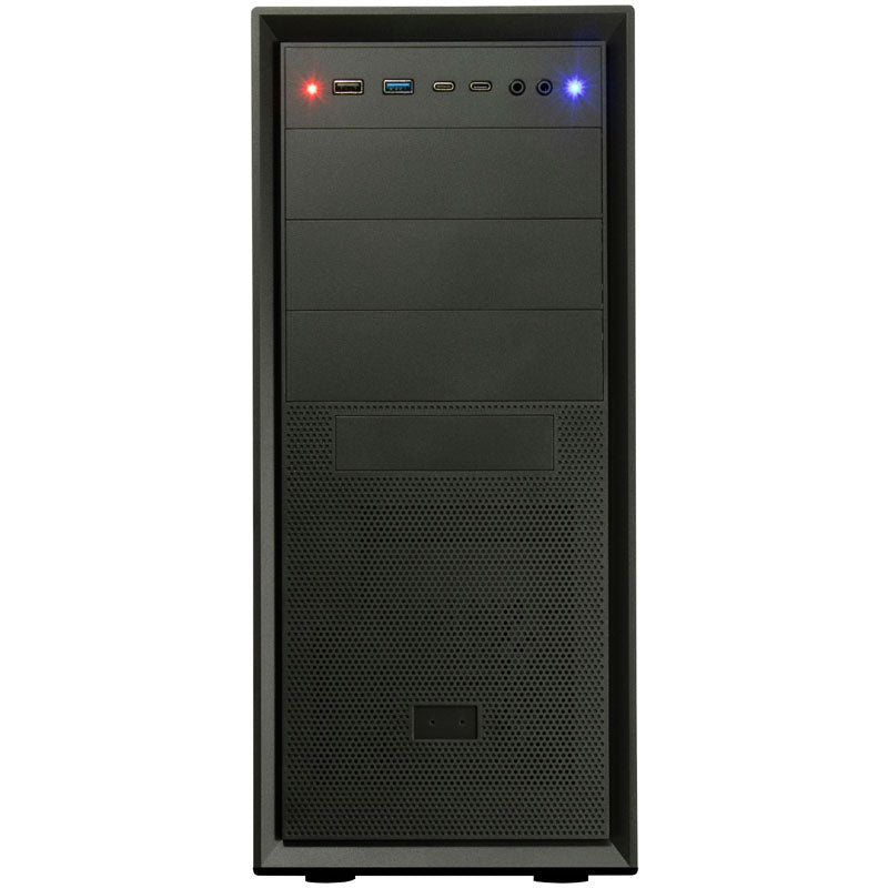 INTER-TECH IT-8862 PLAID midi-ATX črno ohišje