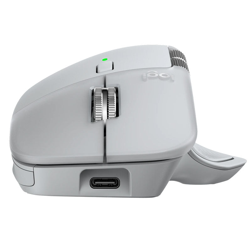 LOGITECH MX Master 4 brezžična Bluetooth USB Bolt Darkfield laser svetlo siva miška