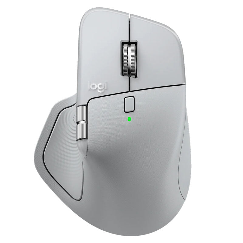 LOGITECH MX Master 4 brezžična Bluetooth USB Bolt Darkfield laser svetlo siva miška