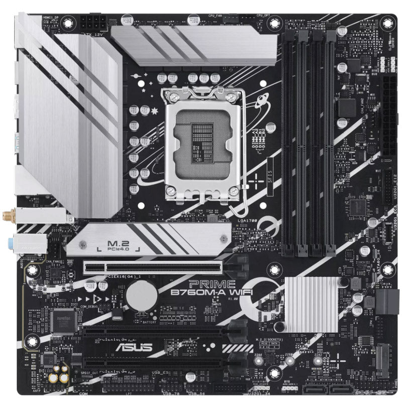 ASUS Prime B760M-A WiFi LGA1700 DDR5 ATX Motherboard