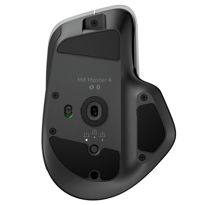 LOGITECH MX Master 4 brezžična Bluetooth USB Bolt Darkfield laserska grafitna miška