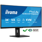 IIYAMA ProLite XCB3497WQSNP-B1 86,7cm (34") UWQHD VA 120Hz HDMI/DP/USB-C zvočniki monitor