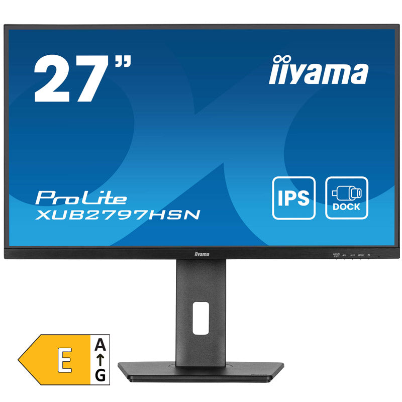 IIYAMA ProLite XUB2797HSN-B2 68,6cm (27") FHD IPS 100Hz HDMI/DP/USB-C zvočniki črn monitor