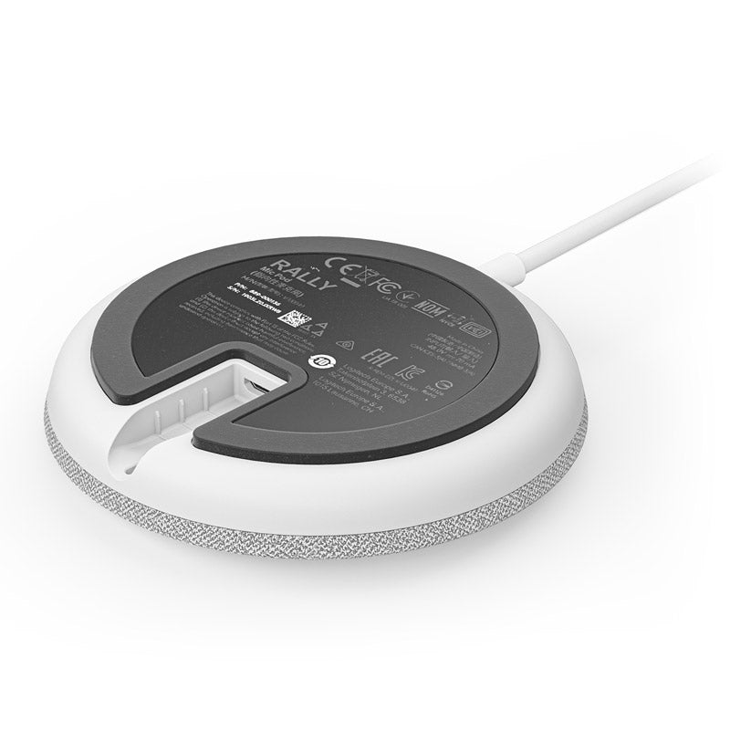 LOGITECH Rally Mic Pod Hub LED za Rally žični sistem dodatni beli mikrofon
