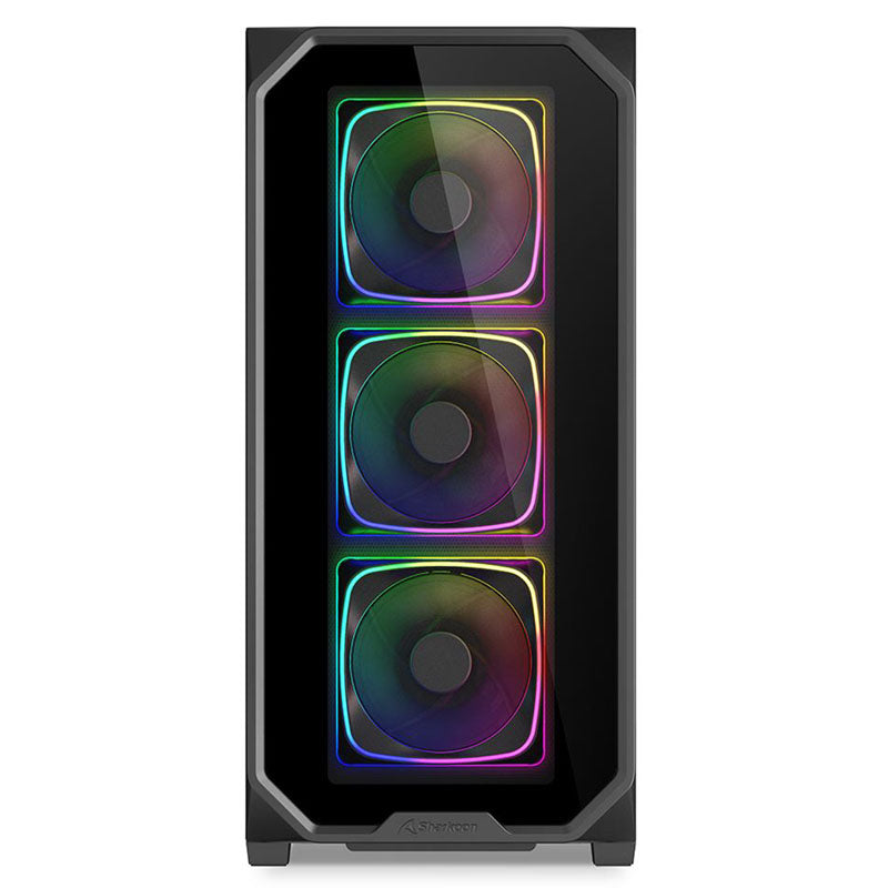 SHARKOON AK5G RGB midiATX okno črno ohišje