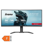 IIYAMA Red Eagle G-master GCB3484WQSU-B1 86,4cm (34") UWQHD VA 180Hz DP/HDMI FreeSync zvočniki ukrivljen gaming monitor