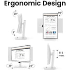 BENQ GW3290QT 80cm (31,5") 2K IPS 75Hz DP/HDMI/USB-C zvočniki bel monitor