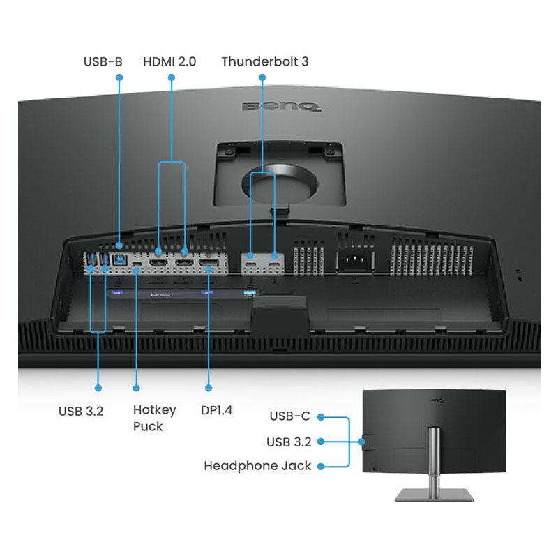 BENQ PD3225U 80cm (31,5") 4K IPS DP/HDMI/Thunderbolt MST KVM zvočniki profesionalni grafični monitor