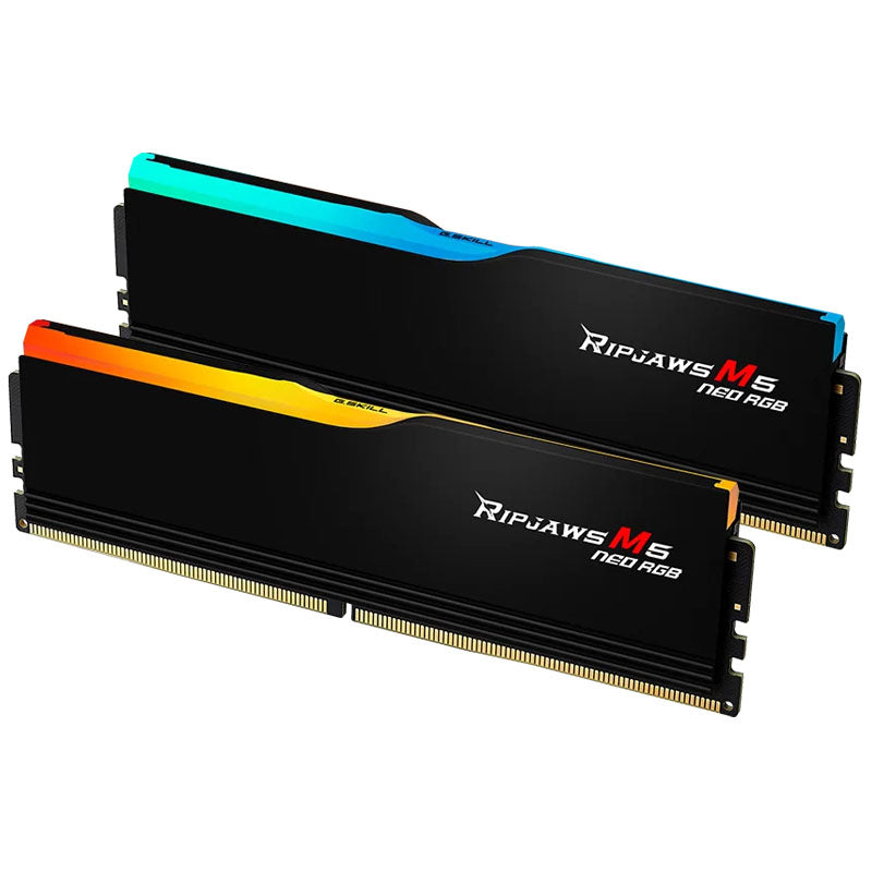 G.SKILL Ripjaws M5 Neo RGB 64 GB (2x32 GB) 6000MT/s DDR5 CL36 EXPO/XMP F5-6000J3636F32GX2-RM5NRK RAM pomnilnik