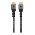 GOOBAY Ultra High Speed ​​HDMI (M/M) 2.1 8K 60Hz 5m z Ethernet pozlačen, pleten z zaščito pred pregibanjem kabla