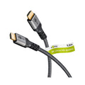 GOOBAY Ultra High Speed ​​HDMI (M/M) 2.1 8K 60Hz 5m z Ethernet pozlačen, pleten z zaščito pred pregibanjem kabla