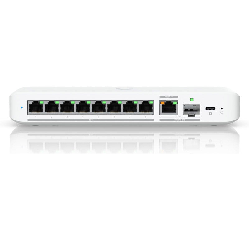 UBIQUITI Flex 2.5G 9-port 8x 2.5GbE RJ45 1x 10GbE SFP+/RJ45 SFP combo mrežno stikalo switch