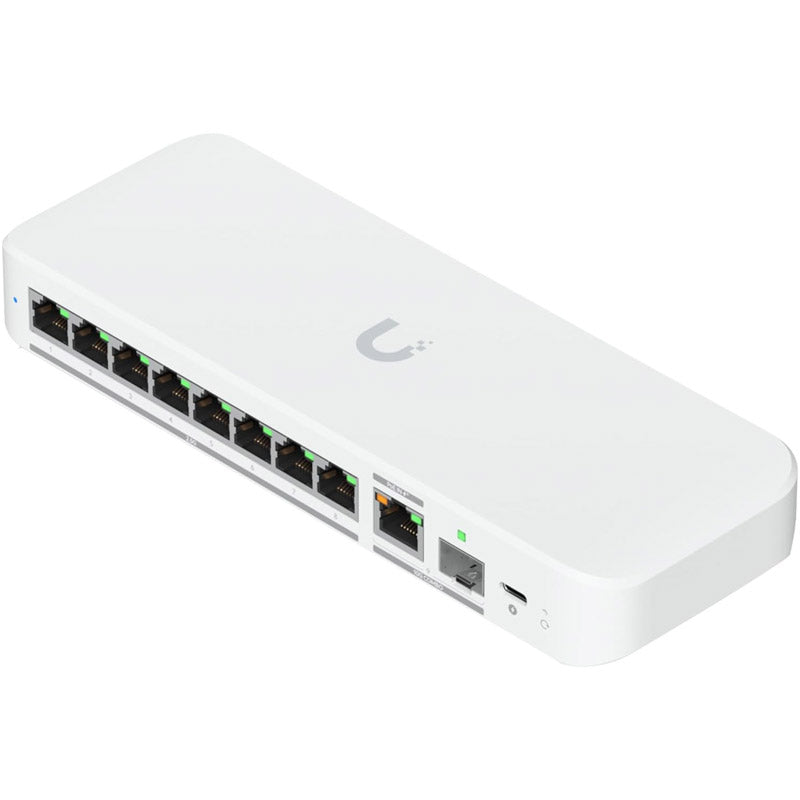 UBIQUITI Flex 2.5G 9-port 8x 2.5GbE RJ45 1x 10GbE SFP+/RJ45 SFP combo mrežno stikalo switch