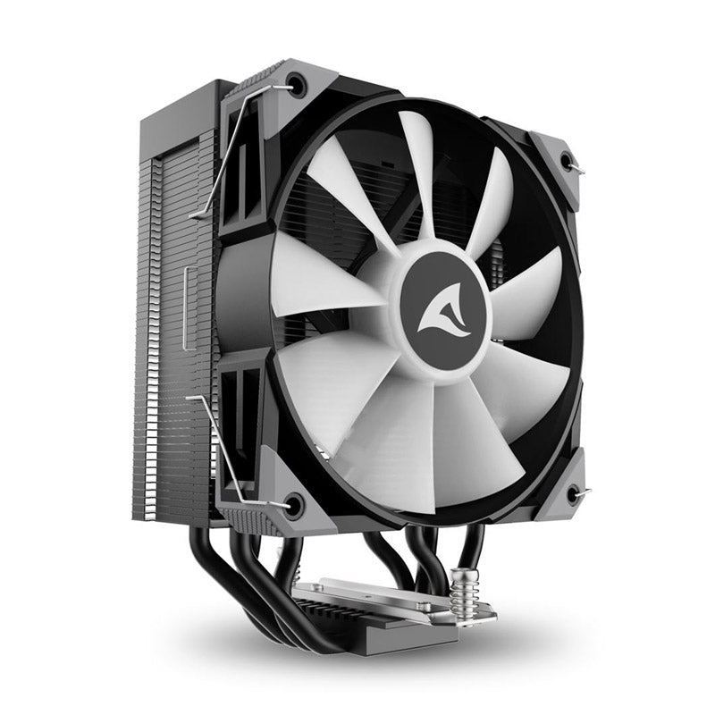 SHARKOON CPU A40 RGB BLACK AIR COOLER 120mm PWM 220W procesorski hladilnik
