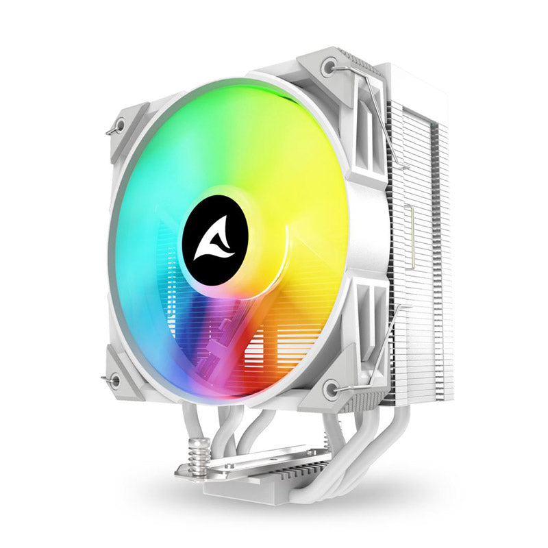 SHARKOON CPU A40 RGB BELI ZRAČNI HLAJALNIK 120mm PWM 220W procesorski hladilnik