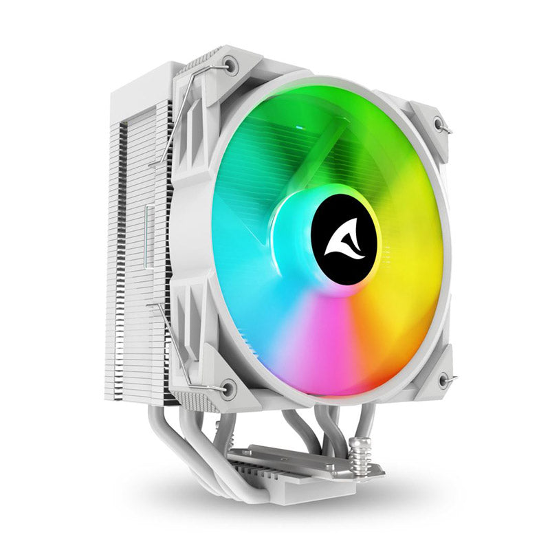 SHARKOON CPU A40 RGB BELI ZRAČNI HLAJALNIK 120mm PWM 220W procesorski hladilnik