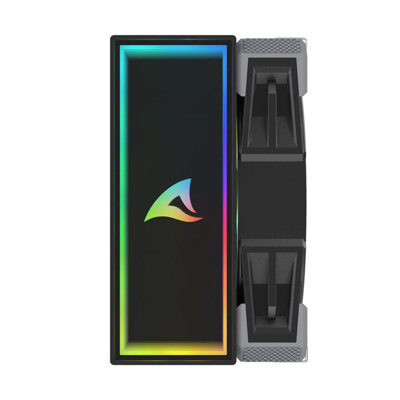 SHARKOON CPU A50 RGB BLACK AIR COOLER 120mm PWM 230W procesorski hladilnik
