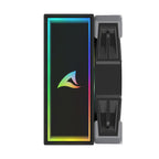 SHARKOON CPU A50 RGB BLACK AIR COOLER 120mm PWM 230W procesorski hladilnik