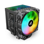 SHARKOON CPU A60 RGB BLACK AIR COOLER 2x120mm PWM 260W CPU hladilnik