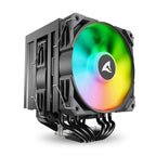 SHARKOON CPU A60 RGB BLACK AIR COOLER 2x120mm PWM 260W CPU hladilnik