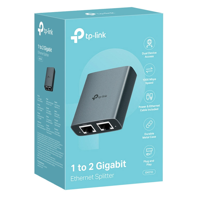 TP-LINK EH210 Gigabit Ethernet 1 na 2 RJ45 LAN mrežni razdelilec razdelilno stikalo