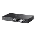 TP-LINK Omada ES220GP 20-portno 16x Gigabitno PoE+ RJ45 2x Gigabitno RJ45 2x Gigabitno SFP upravljano mrežno stikalo